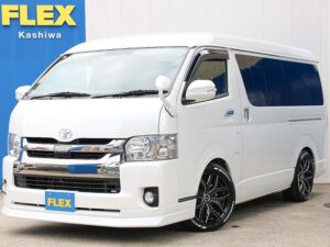 🚩入庫→中古車／ハイエースバン／S-GL／ダークプライムⅡ／2ＷＤ／ミドルルーフ／ディーゼルターボ