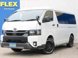 🚩入庫→中古車／ハイエースバン／S-GL／ダークプライムⅡ／4ＷＤ／ワイドミドルルーフ／ブラックエディション