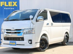 🚩入庫→中古車／レジアスエースバン／S-GL／ダークプライムⅡ／2ＷＤ／ロングボディ／両側パワースライドドア付き