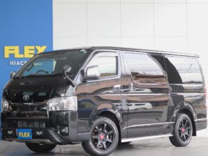 🚩入庫☛【厳選仕入中古車】ハイエースバン　ガソリン2WD　ブラックマイカ TRDフルエアロ付きでかっこいいお車入庫致しました☆☆(XP2824)